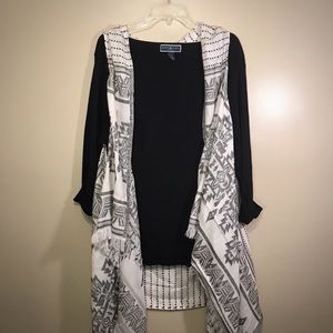 Lane Bryant scarf vest, one size
